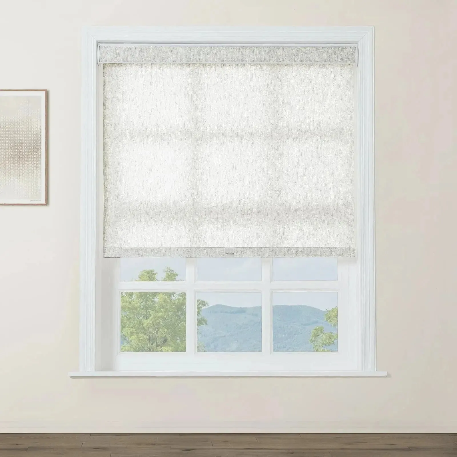 Alvin Linen Blend Cordless Roller Shades