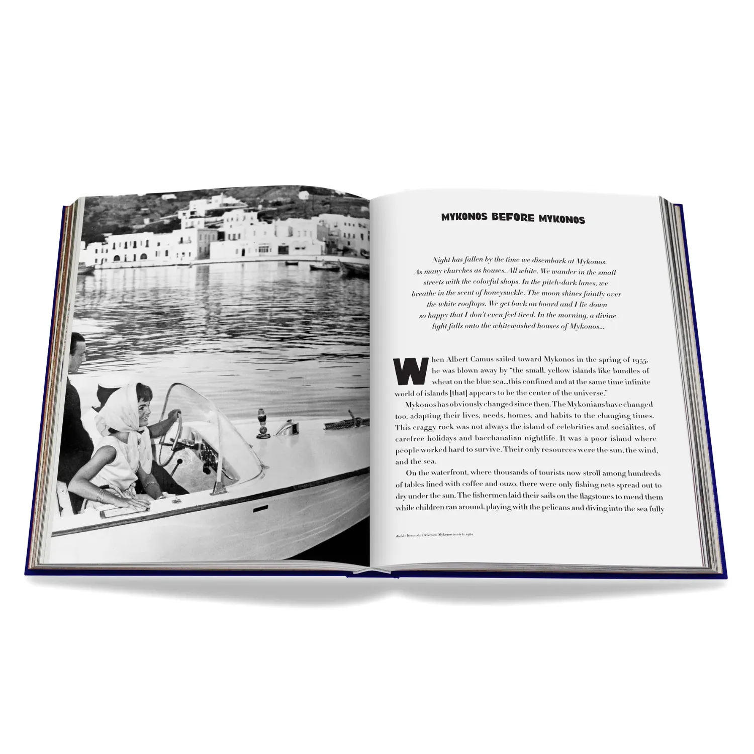 Assouline Mykonos Muse Silk Hardcover Book