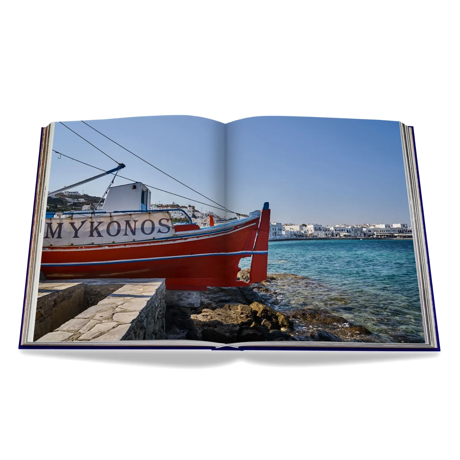 Assouline Mykonos Muse Silk Hardcover Book