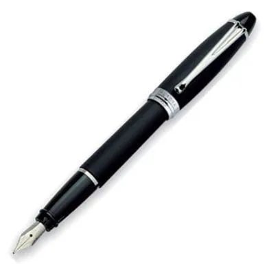 Aurora Ipsilon Satin Black Fountain Pen