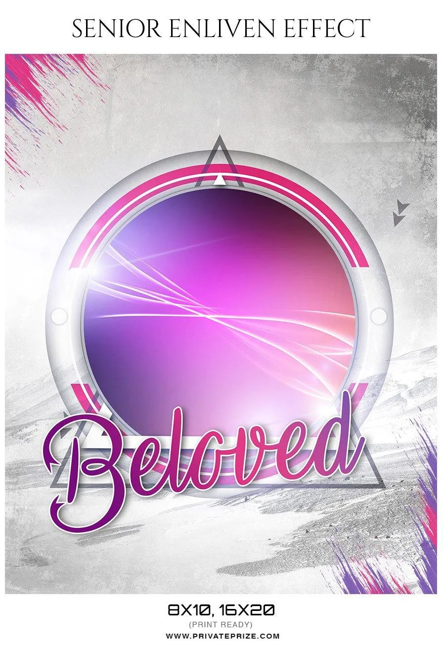 Beloved - Senior Enliven Effect Photography Template