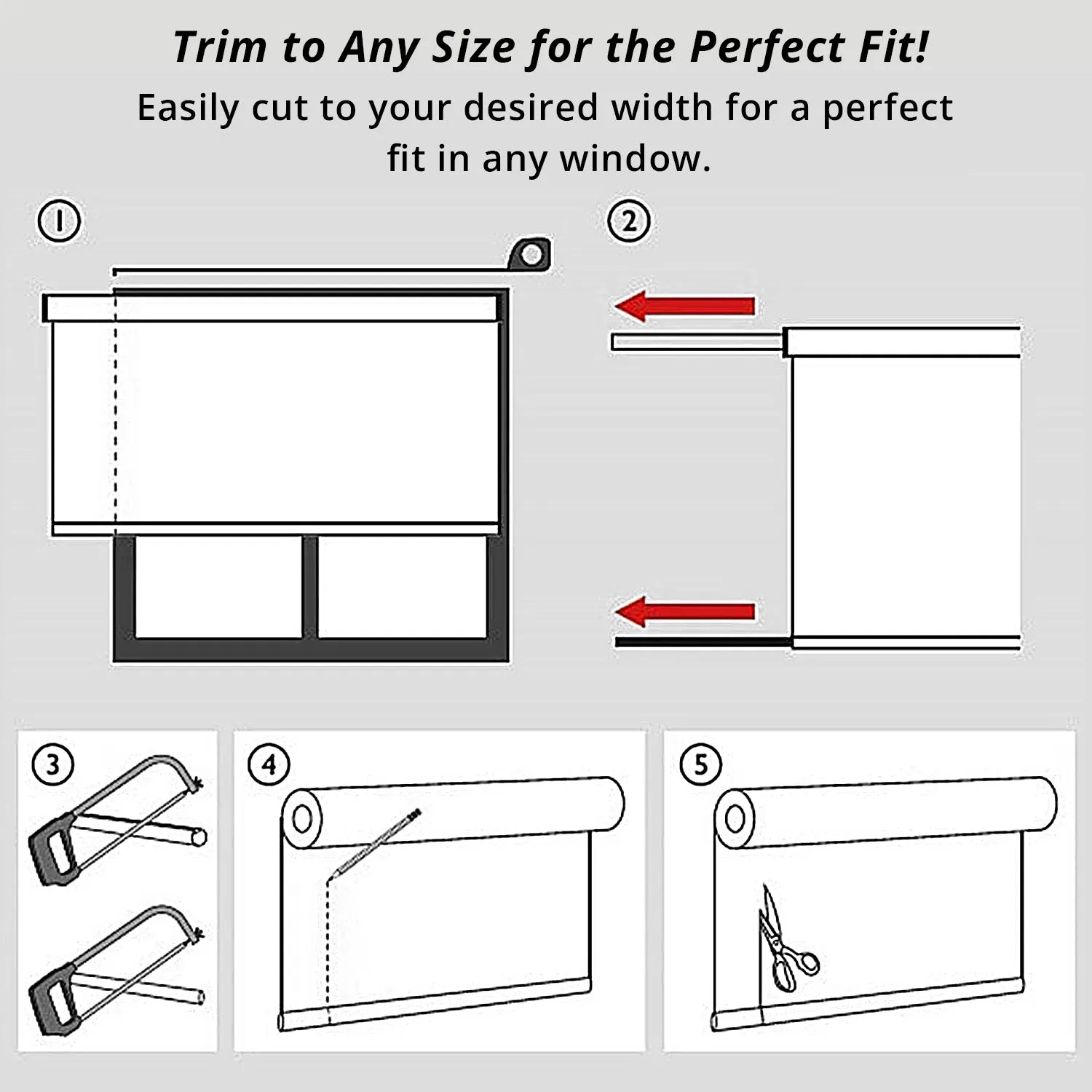 Blackout Roller Blind (100 x 150cm)