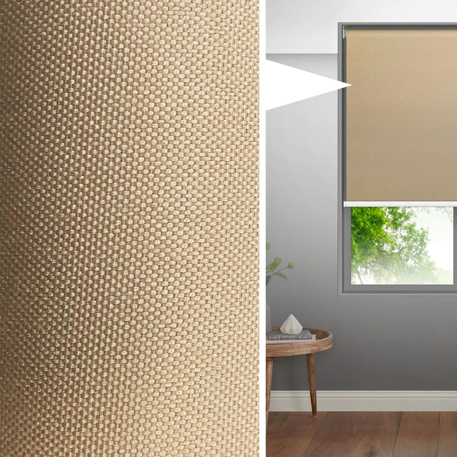 Blackout Roller Blind (100 x 150cm)