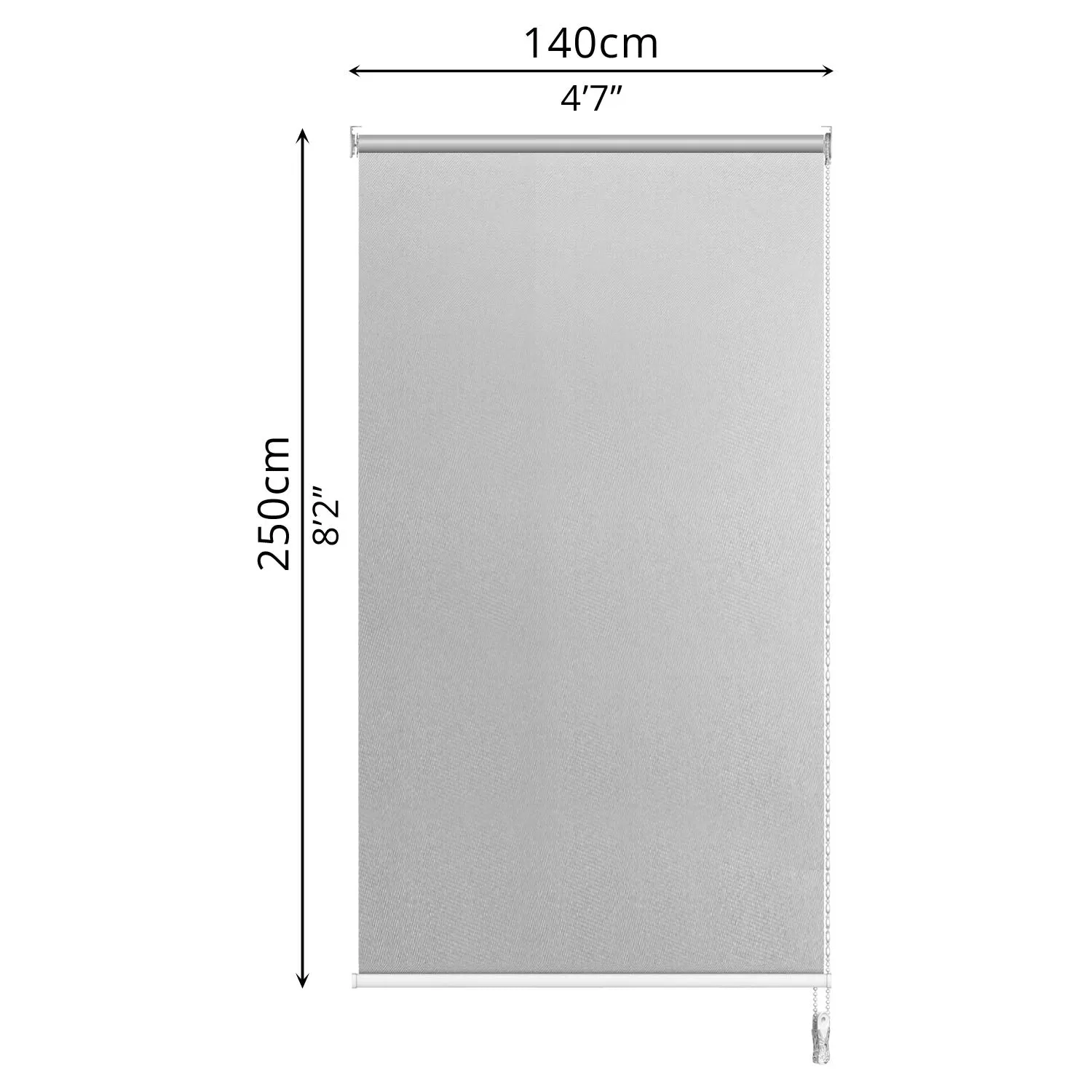 Blackout Roller Blind (140 x 250cm)