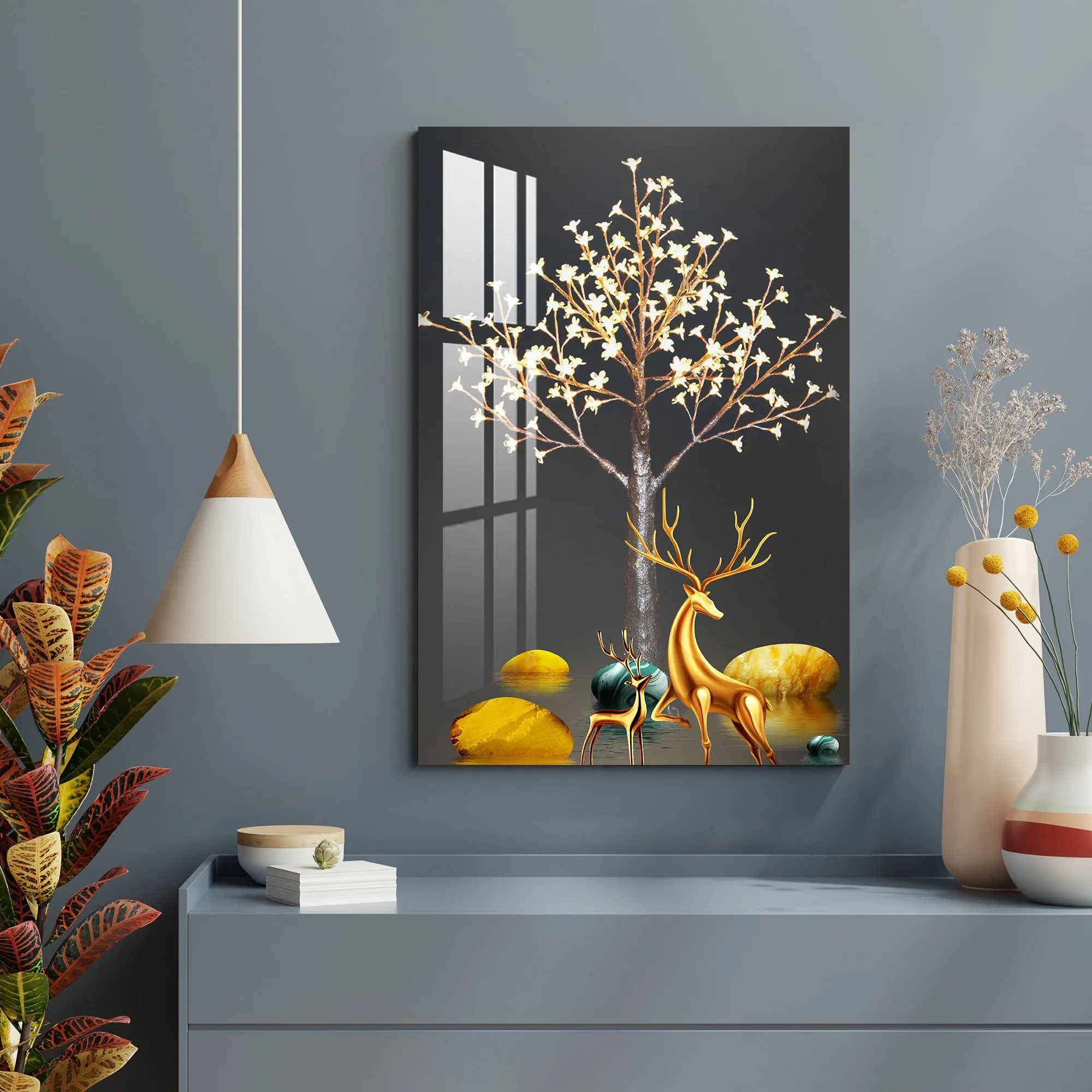 Blooming Tree Acrylic Wall Art