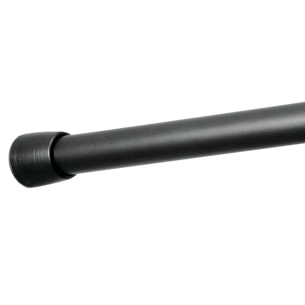 Cameo Shower Tension Rod -  Matte Black