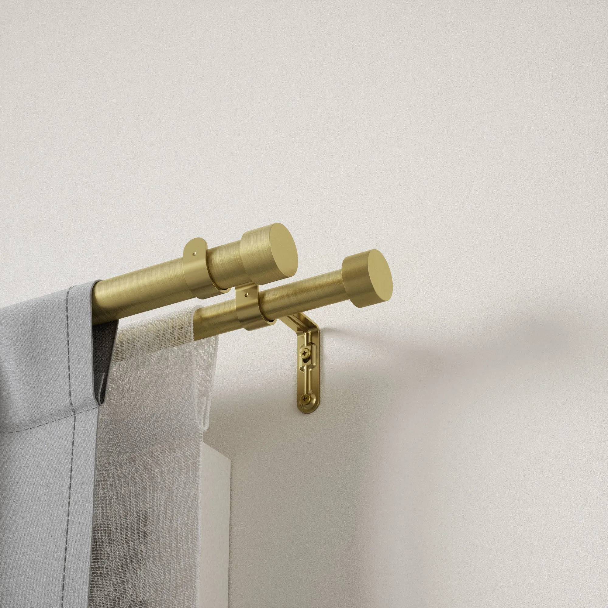 Cappa Double Curtain Rod