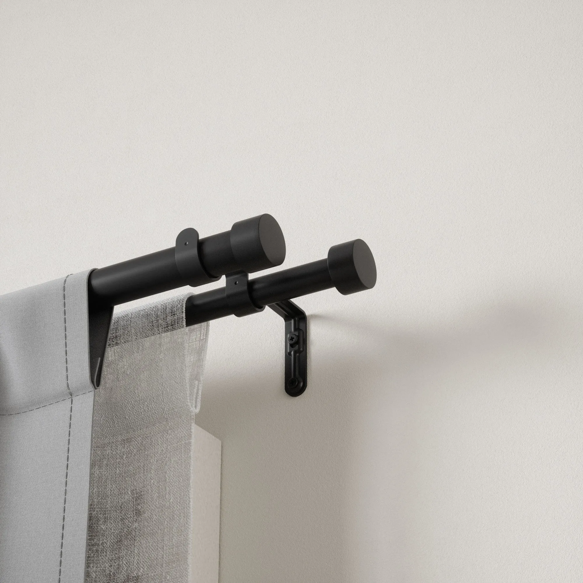 Cappa Double Curtain Rod