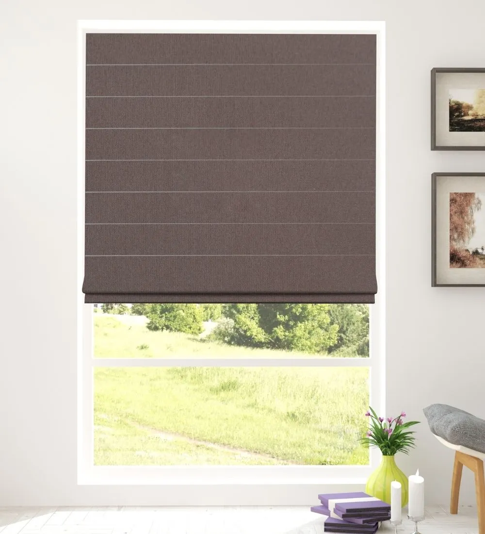 Cara Signature Fabric Blackout Roman Blinds