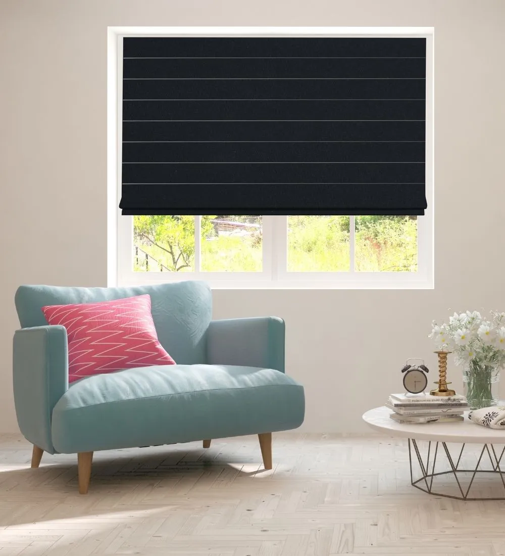 Cara Signature Fabric Blackout Roman Blinds