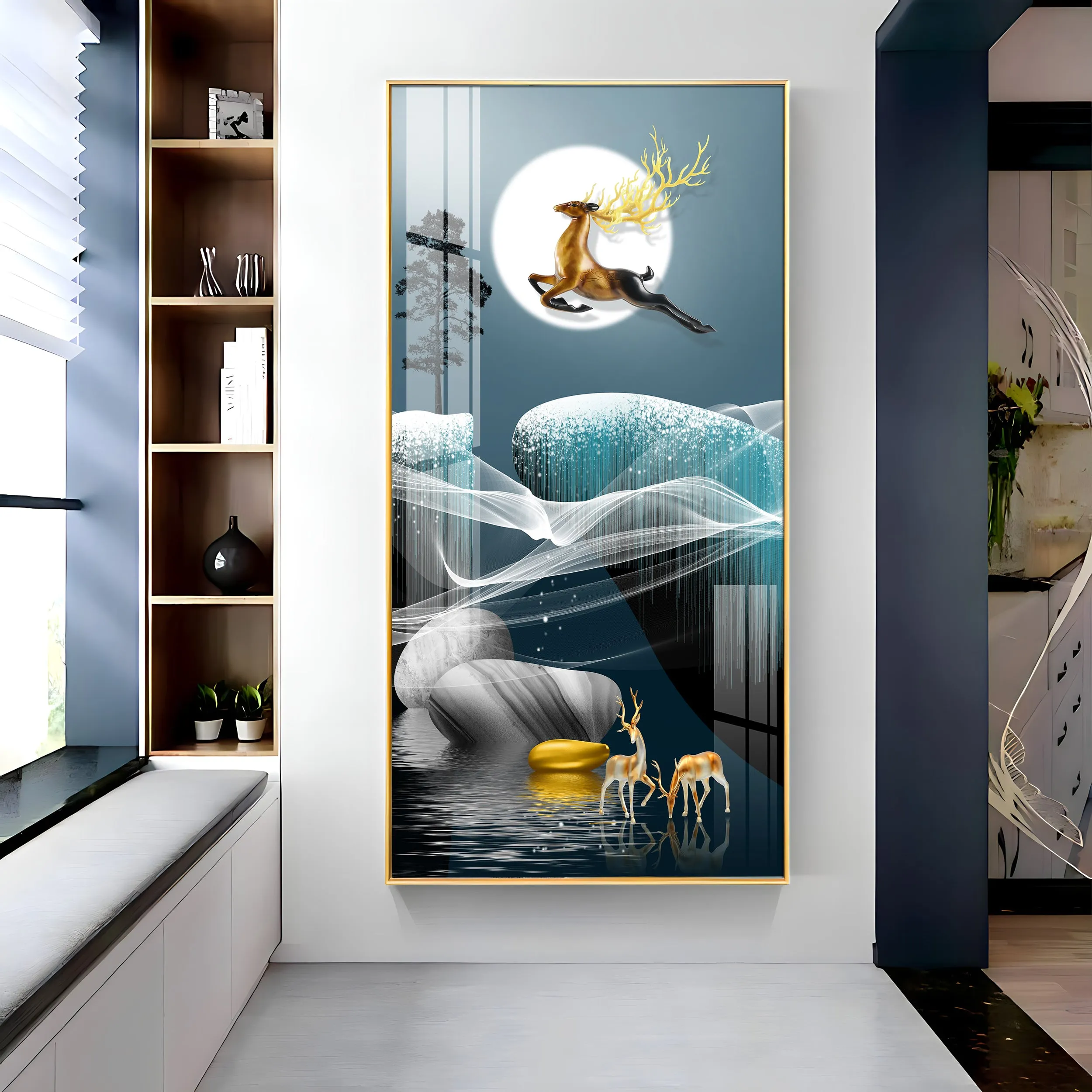 Catch The Moon Premium Acrylic Vertical Wall Art