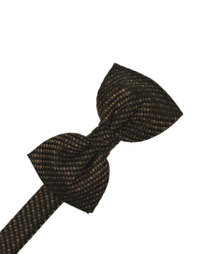 Chocolate Venetian Kids Bow Tie