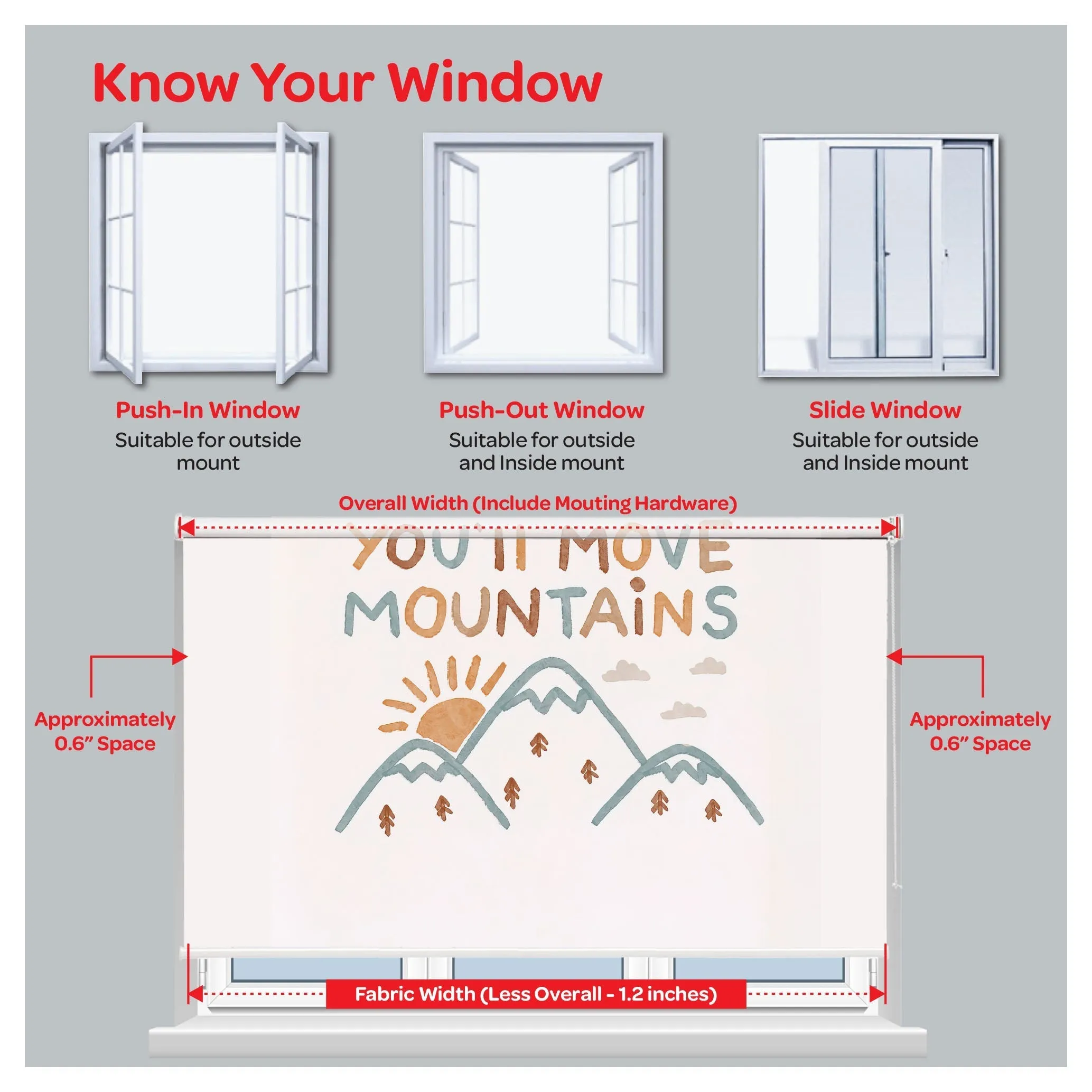 Citrus and Apricot Art Window Roller Shade