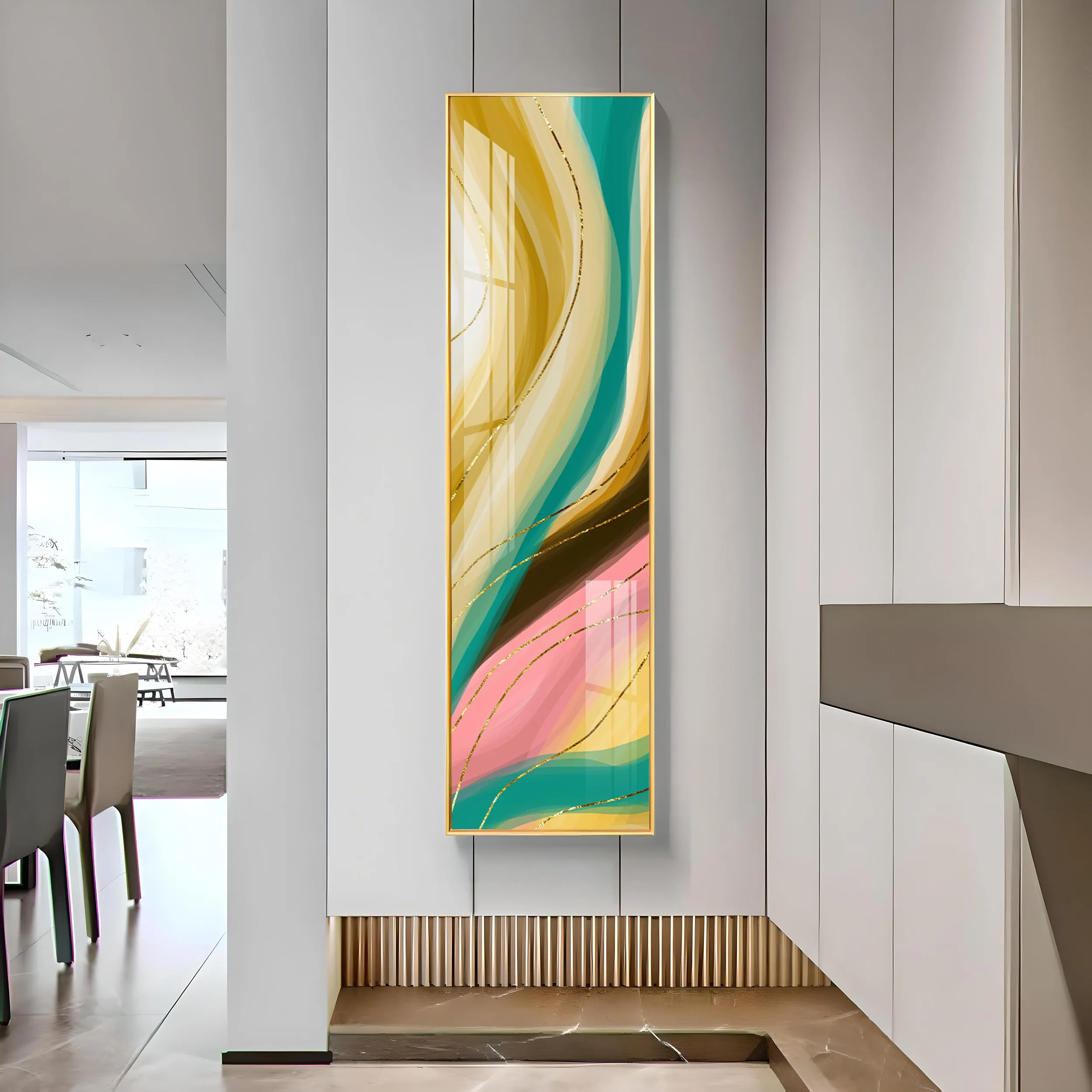 Colors of Happiness Premium Acrylic Vertical Wall Art