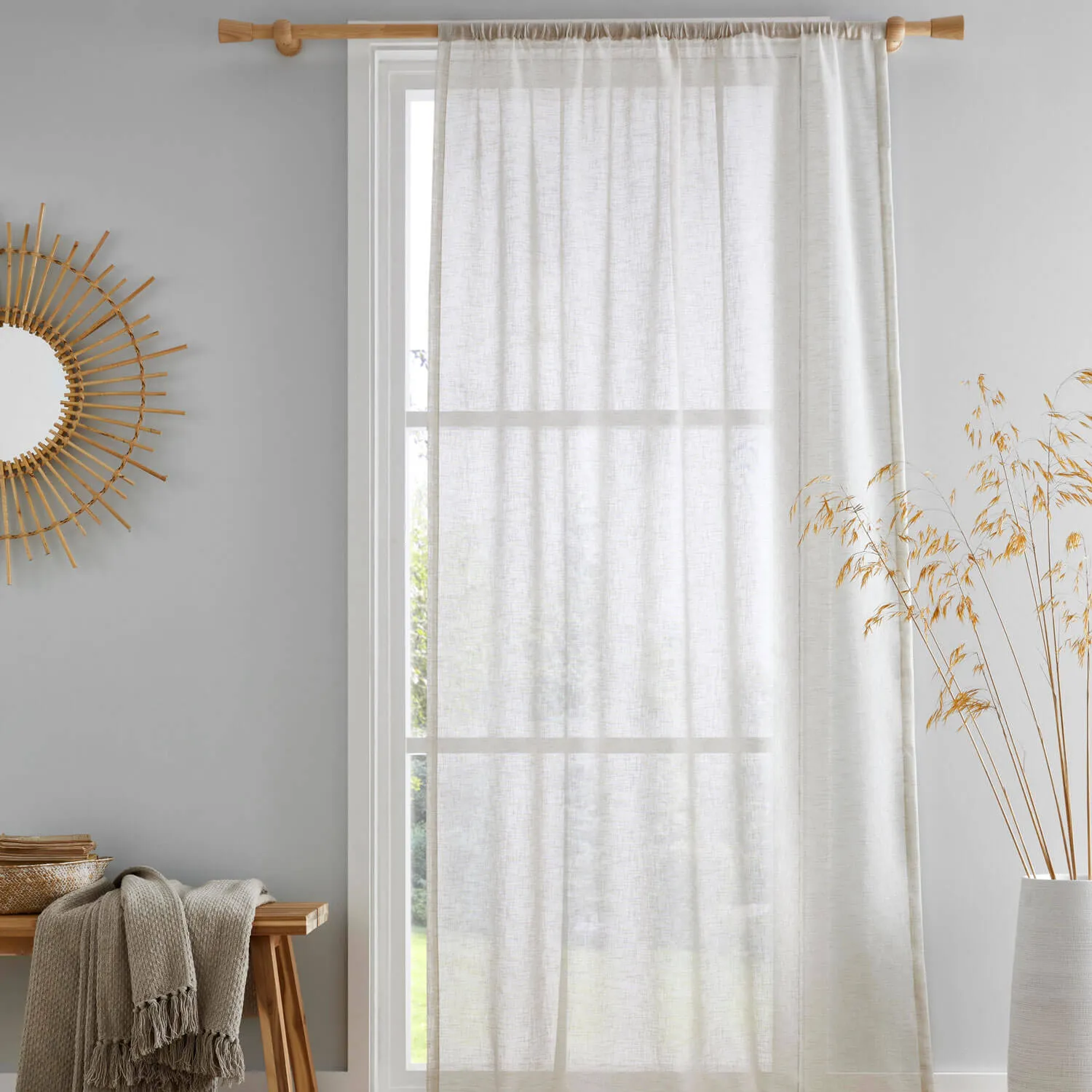 Eco Voile Curtains - 140x137