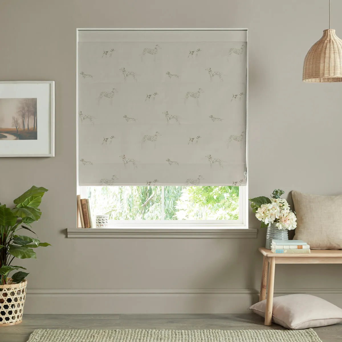 Fetch Natural Curtains/Roman Blind Sample