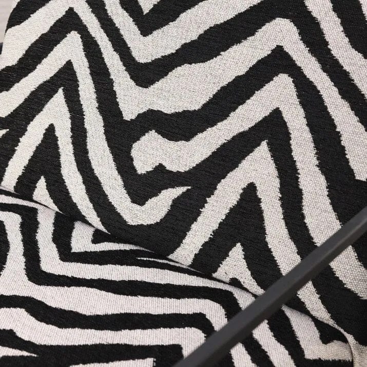 Gilmore Modern Occasional Chair - Zebra Serenity