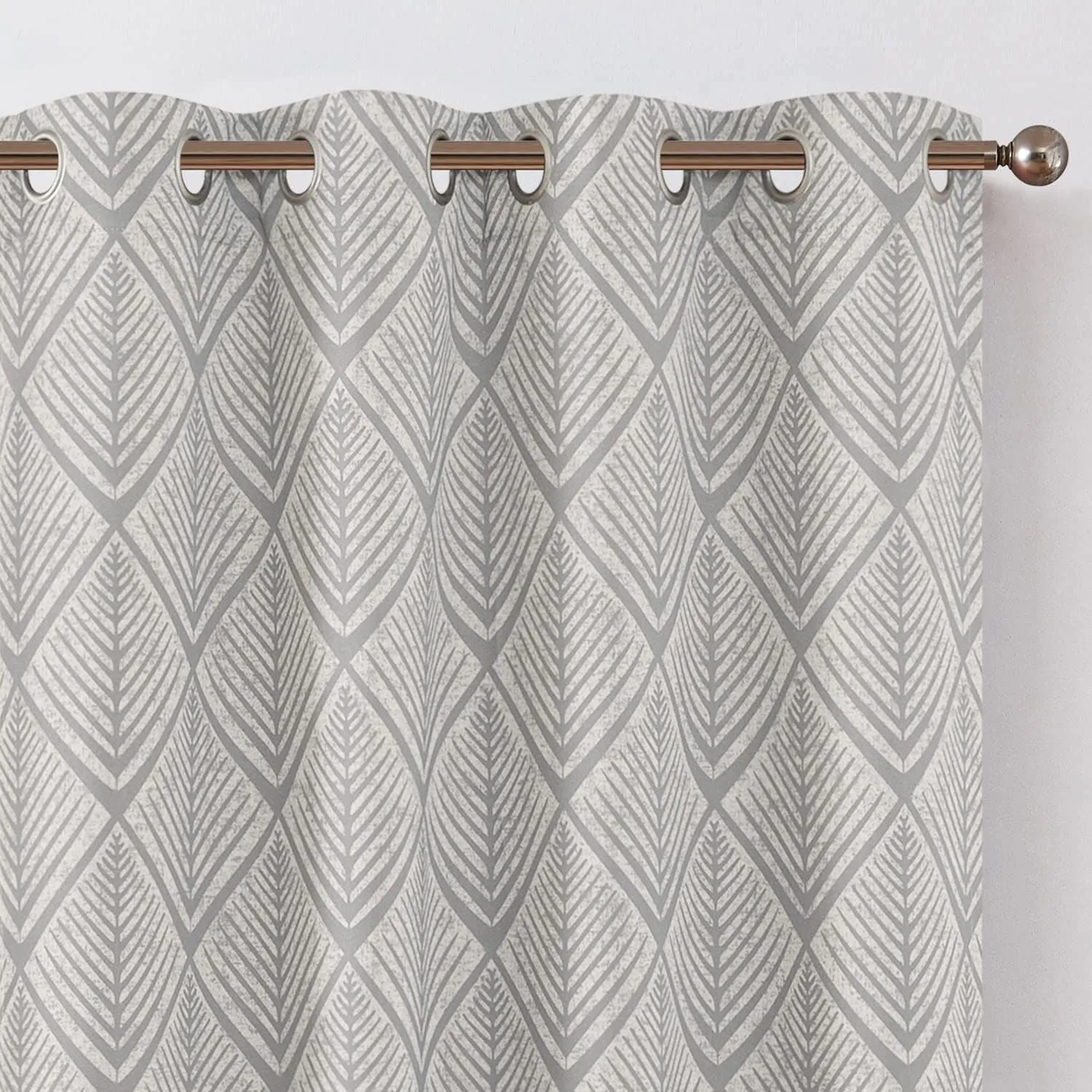 Heavy Satin Blackout (80%) Curtains , Digital printed curtains for door, Pack of 1 Curtain, FINS