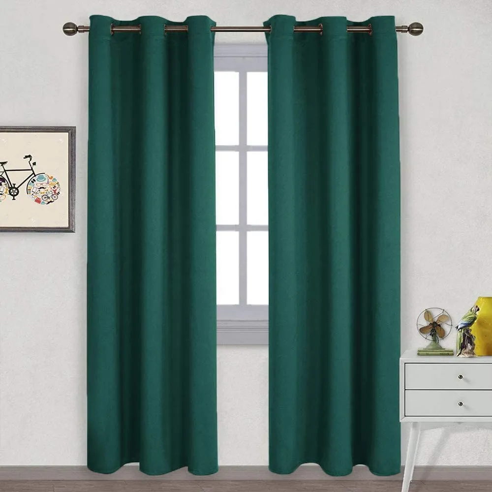 Light Blocking Curtain Soft Fabric 1 Pair