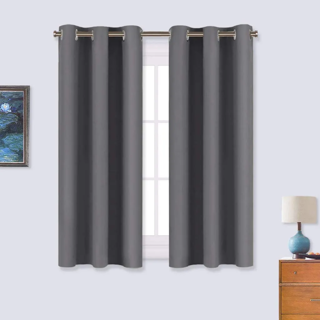 Light Blocking Curtain Soft Fabric 1 Pair