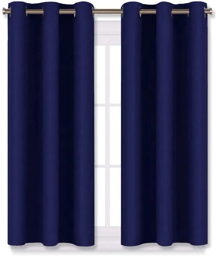 Light Blocking Curtain Soft Fabric 1 Pair