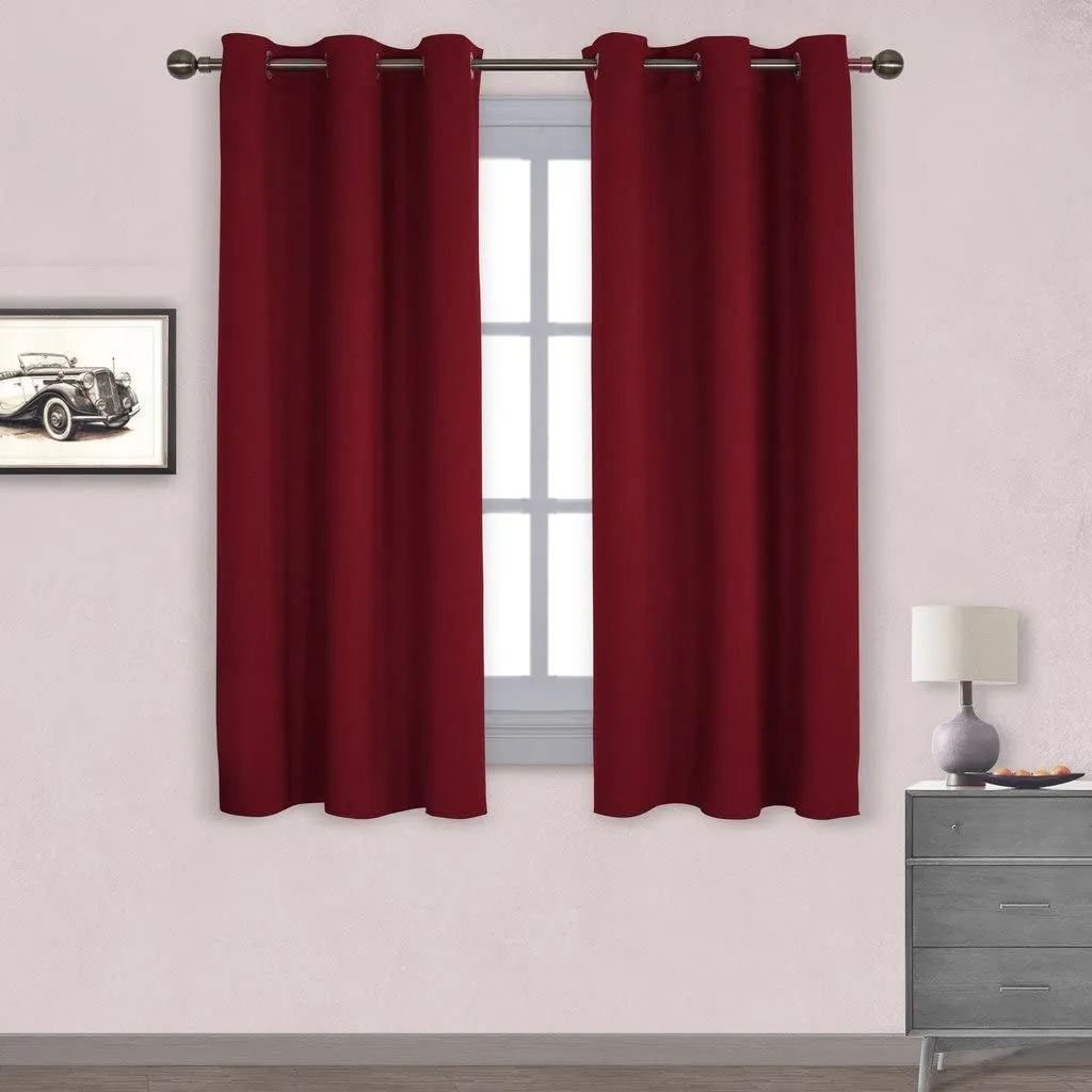 Light Blocking Curtain Soft Fabric 1 Pair