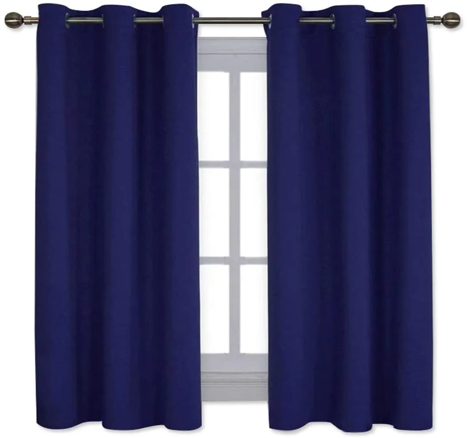 Light Blocking Curtain Soft Fabric 1 Pair