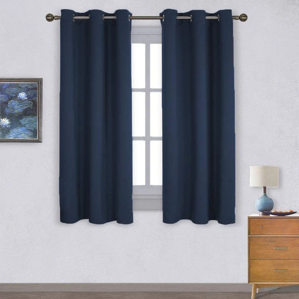 Light Blocking Curtain Soft Fabric 1 Pair