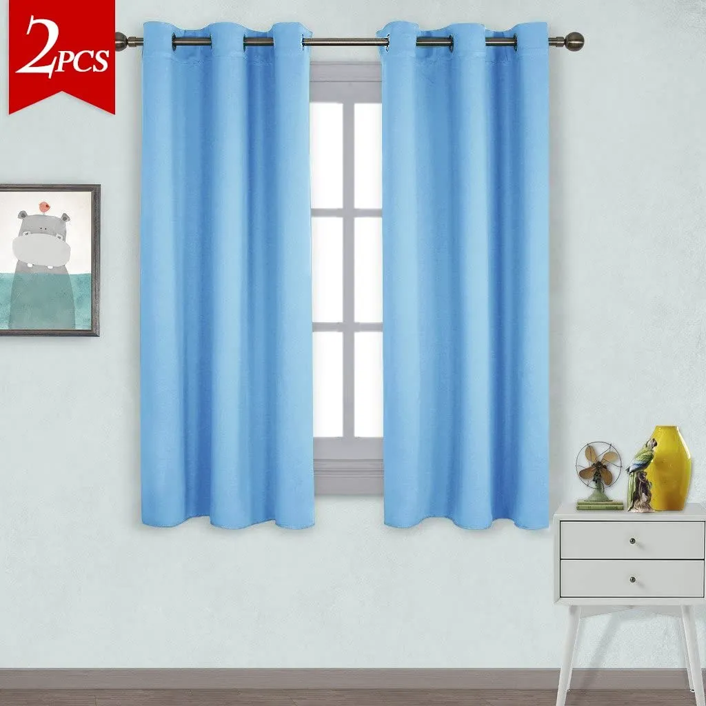 Light Blocking Curtain Soft Fabric 1 Pair