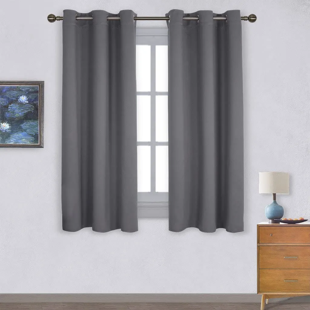 Light Blocking Curtain Soft Fabric 1 Pair