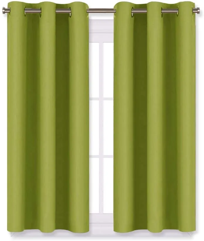 Light Blocking Curtain Soft Fabric 1 Pair