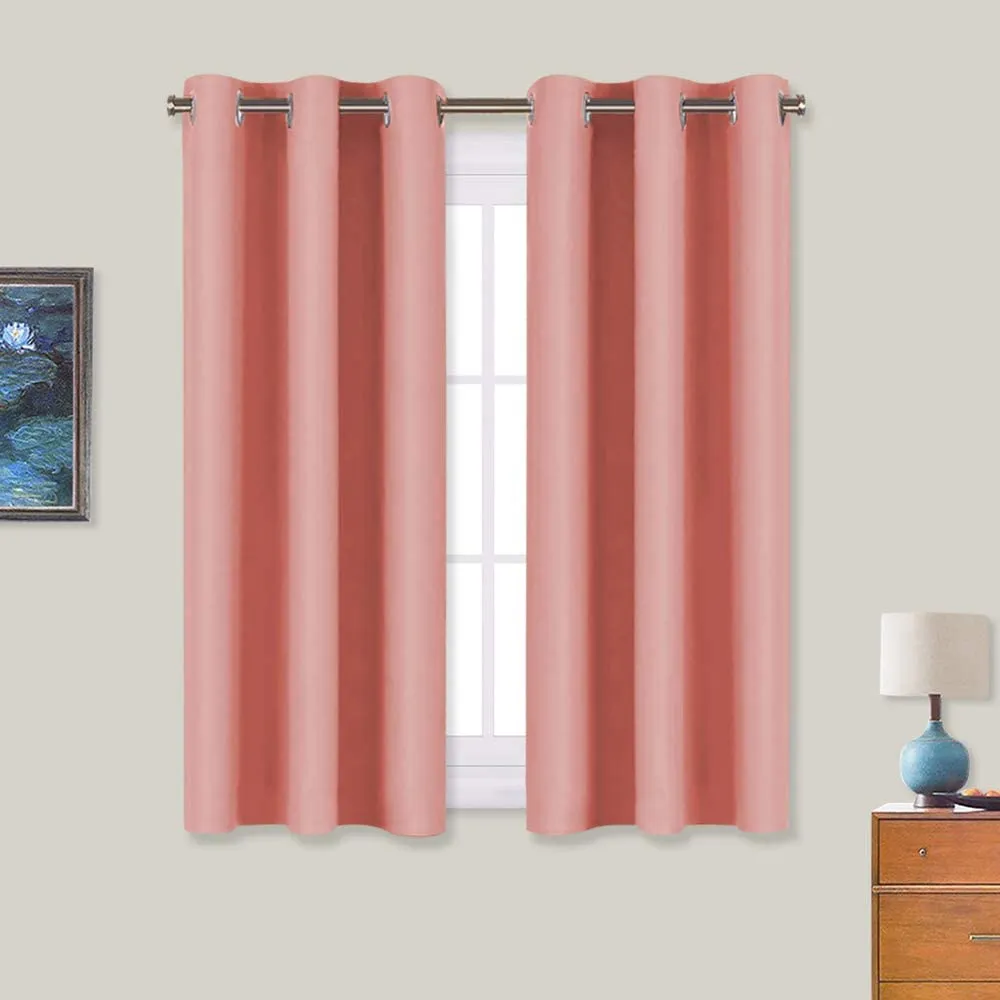 Light Blocking Curtain Soft Fabric 1 Pair