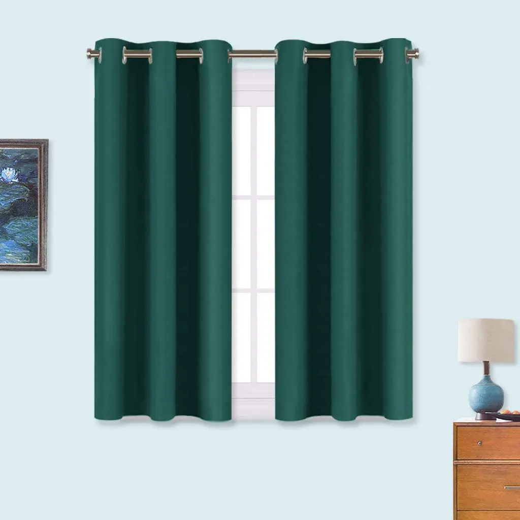 Light Blocking Curtain Soft Fabric 1 Pair