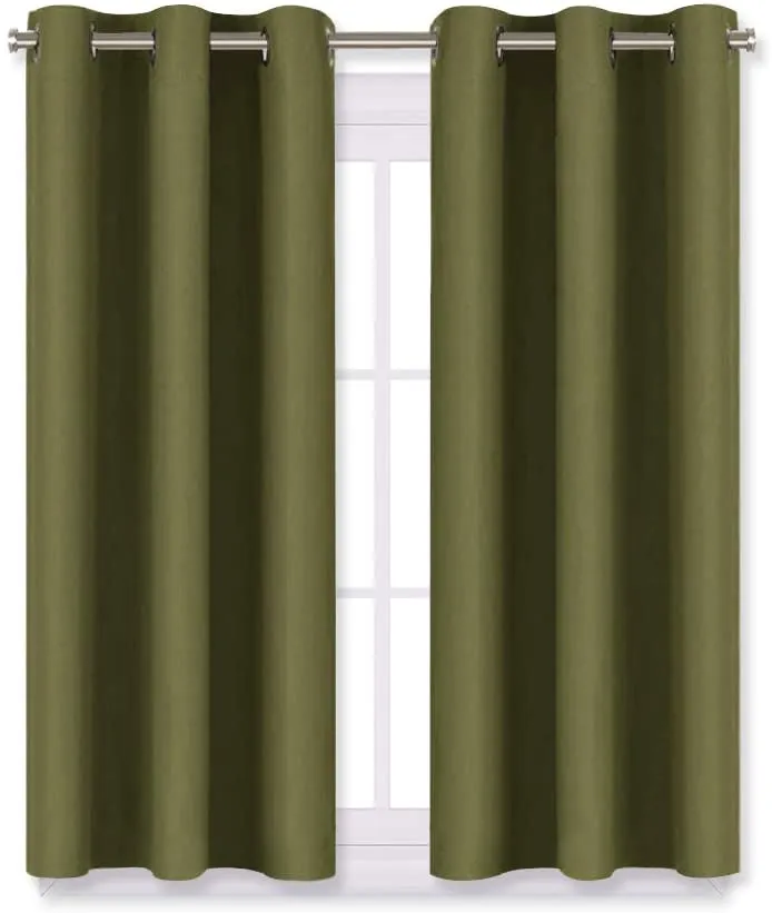 Light Blocking Curtain Soft Fabric 1 Pair