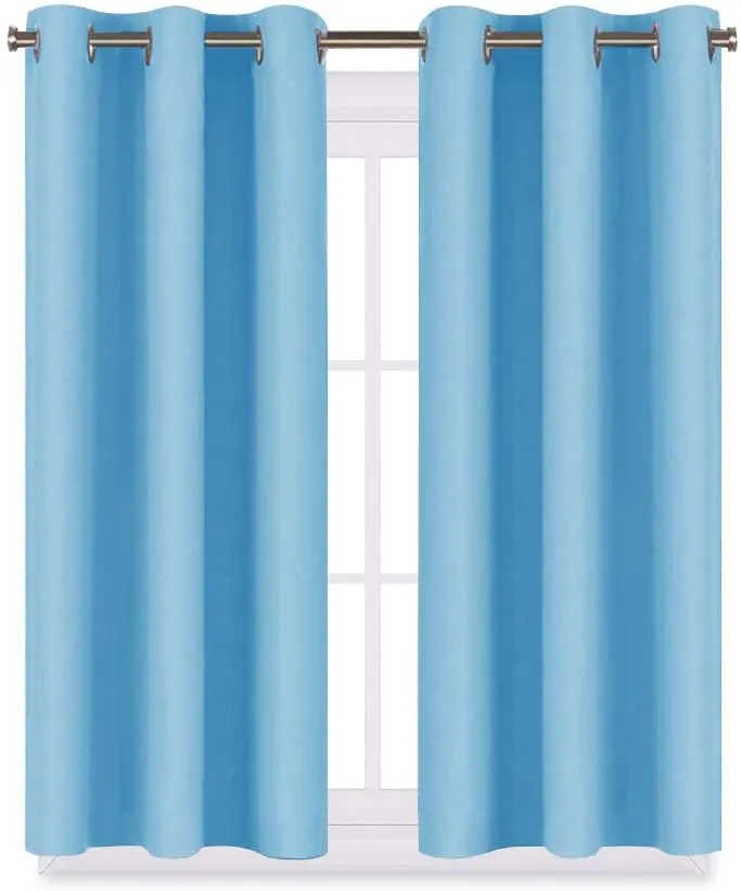 Light Blocking Curtain Soft Fabric 1 Pair