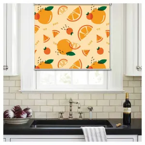 Orange Citrus Fruits Window Roller Shade