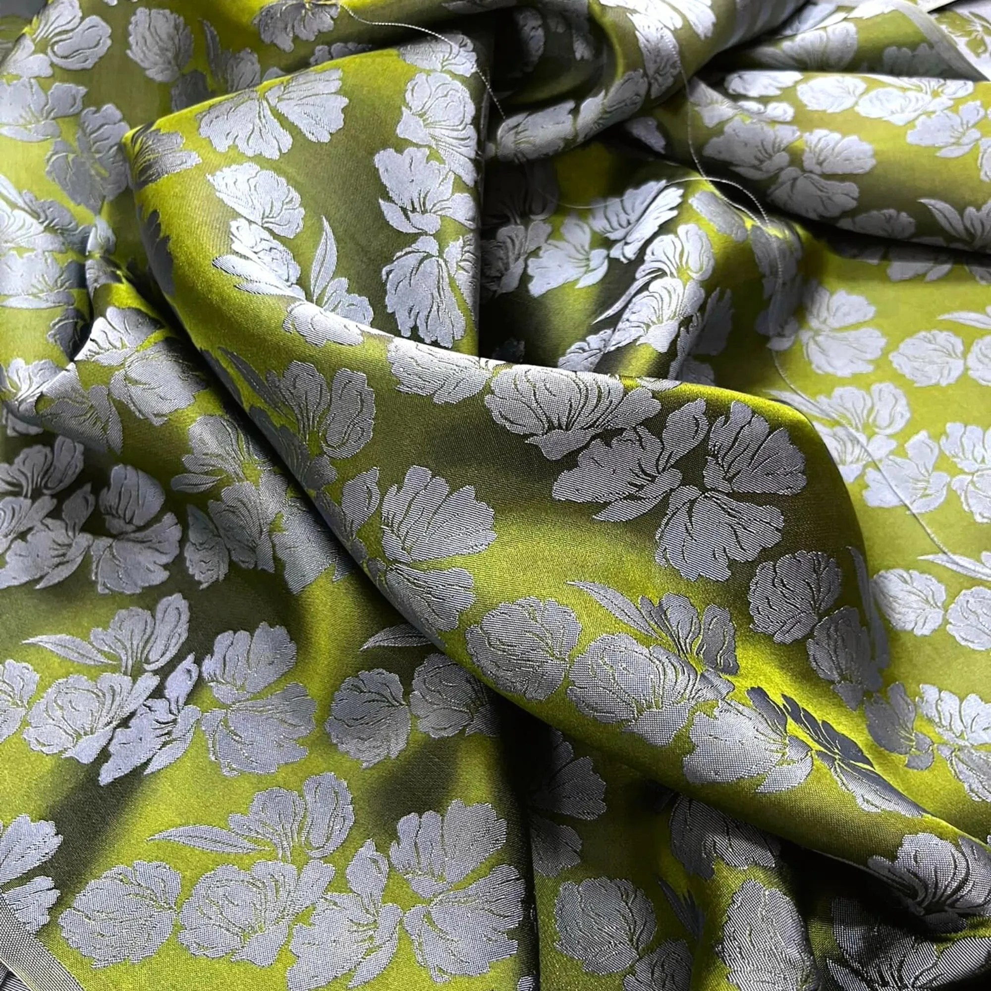 PURE MULBERRY SILK fabric by the yard - Floral silk fabric - Handmade fabric – Dress making – Silk for sewing - Gift for women - Sewing clothes