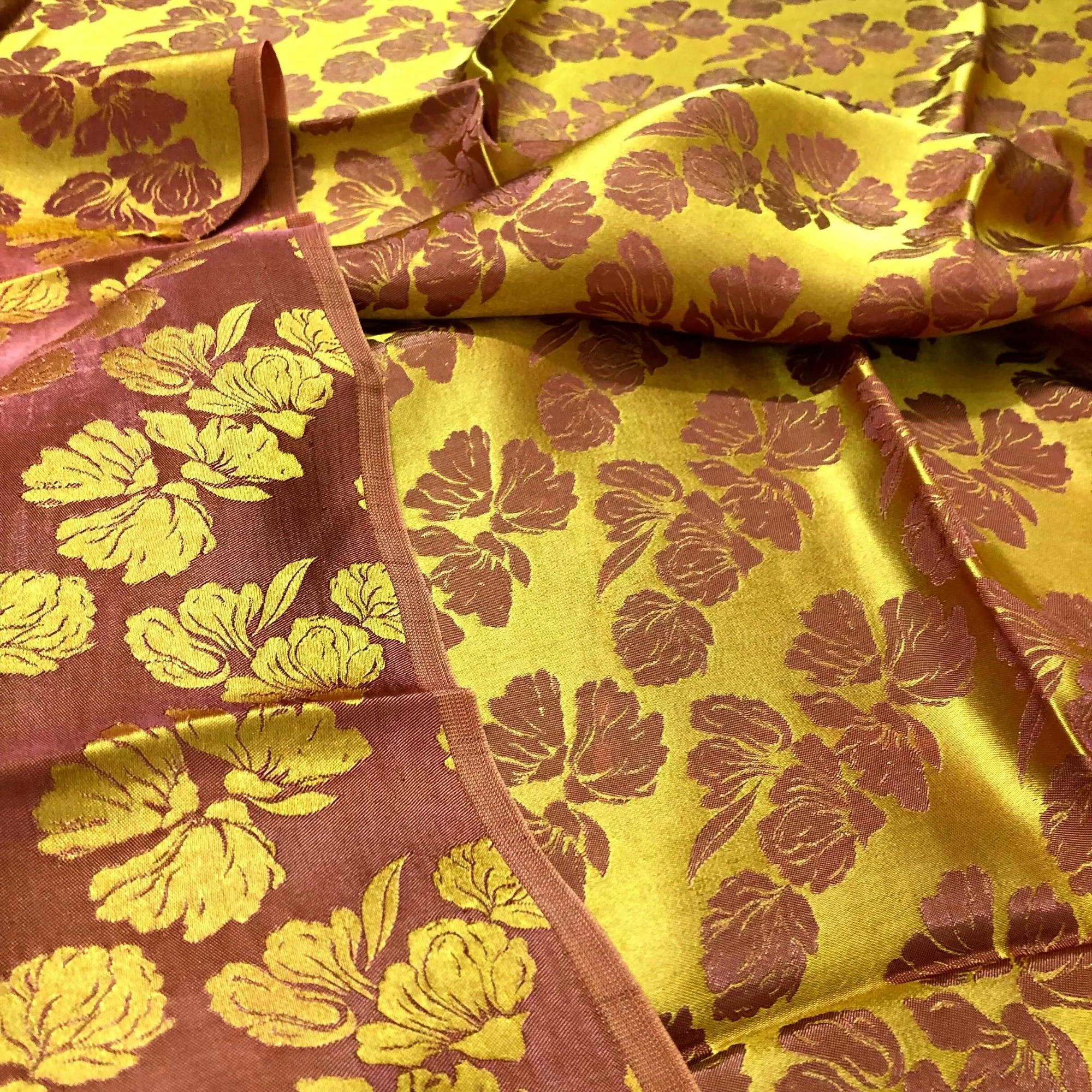 PURE MULBERRY SILK fabric by the yard - Handmade fabric – Dress making – Silk for sewing - Gift for women - Floral silk