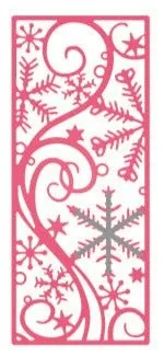 "Cascading Snowflakes" Forever Flowerz Panel Die Set