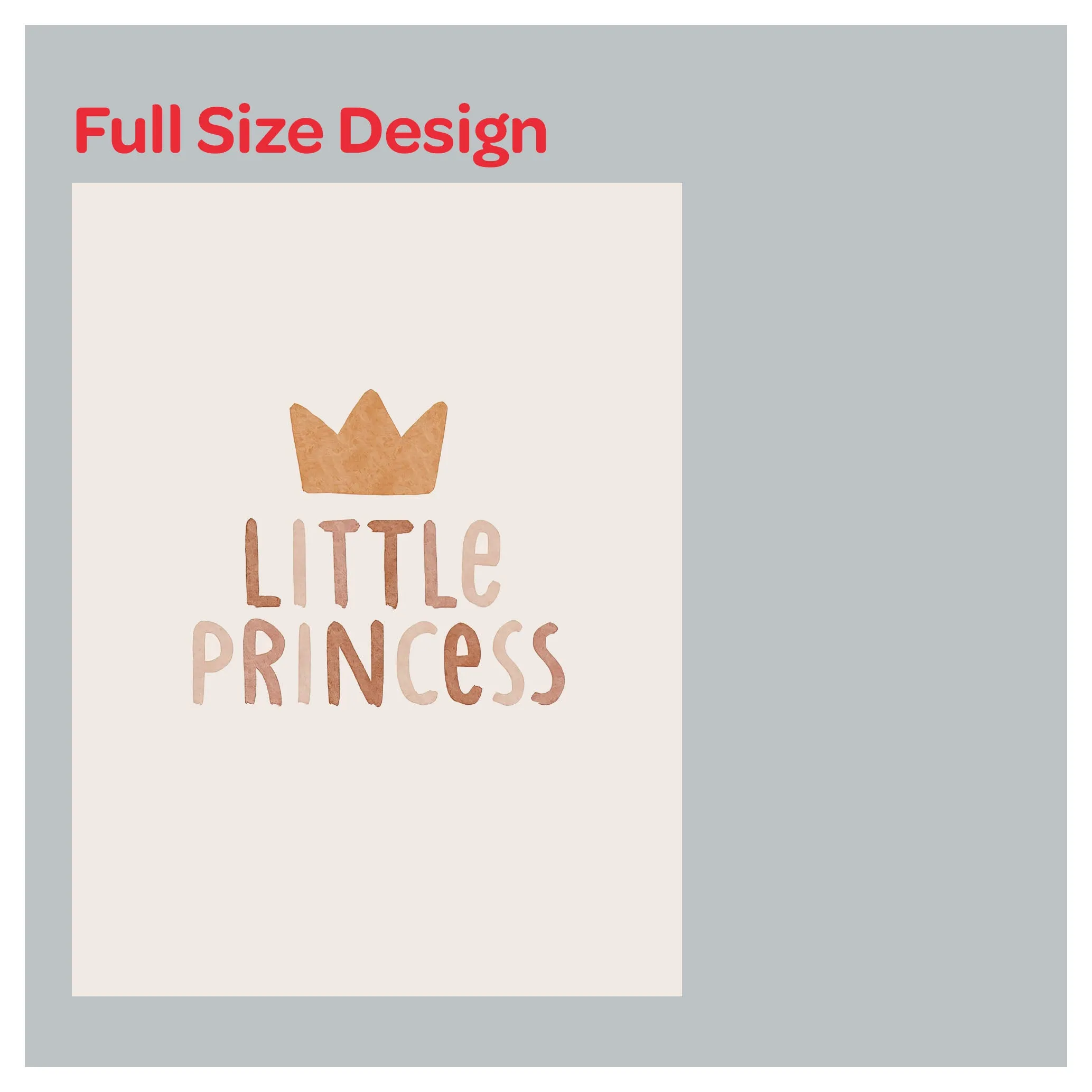 "LITTLE PRINCESS" Boho Vibes Window Roller Shade