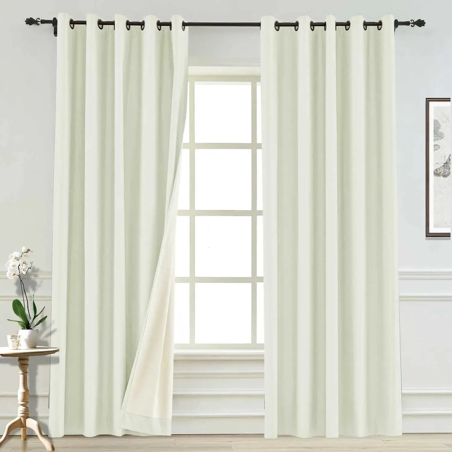 Saba Absolute Blackout Thermal Curtain with Foam Coated Grommet