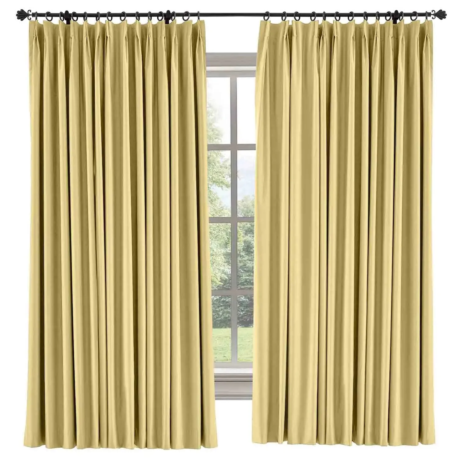 Saba Absolute Blackout Thermal Curtain with Foam Coated Grommet