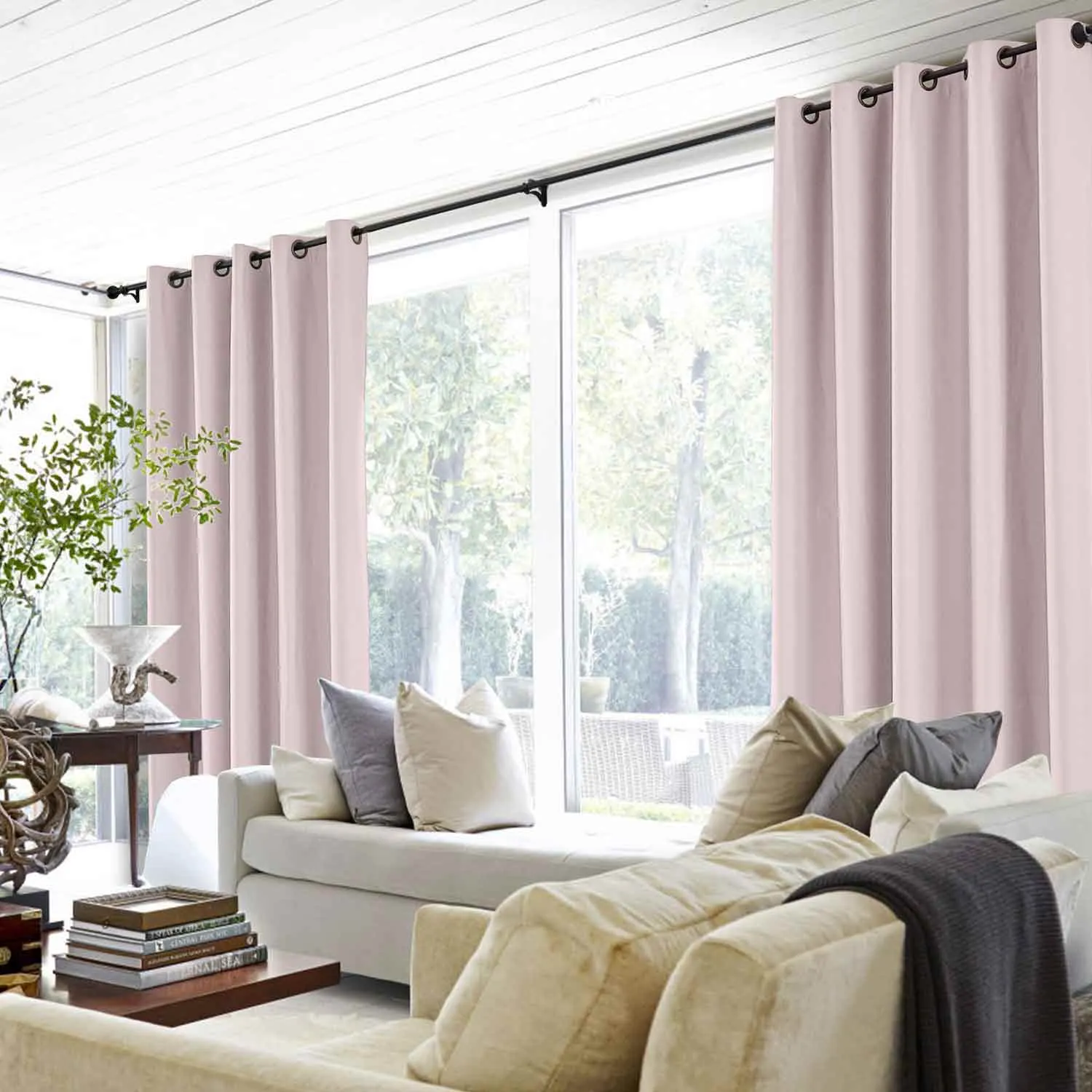 Saba Absolute Blackout Thermal Curtain with Foam Coated Pleated