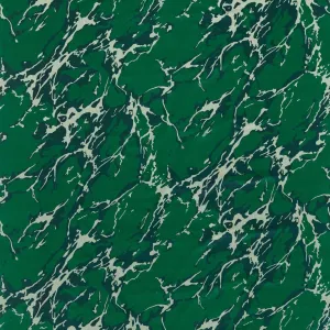 Seconds Malachite French Marble Velvet Fabric