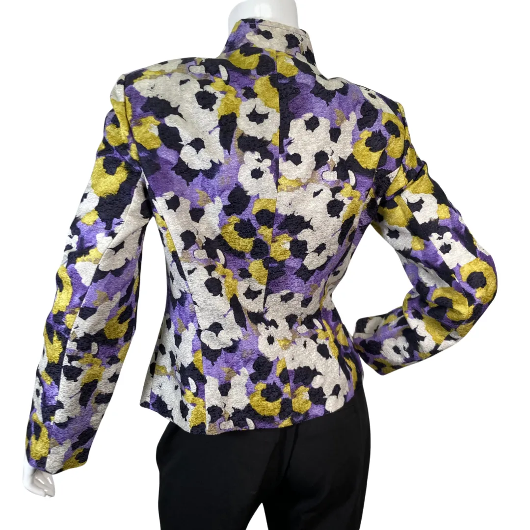 St. John Vibrant Floral-Patterned Jacket