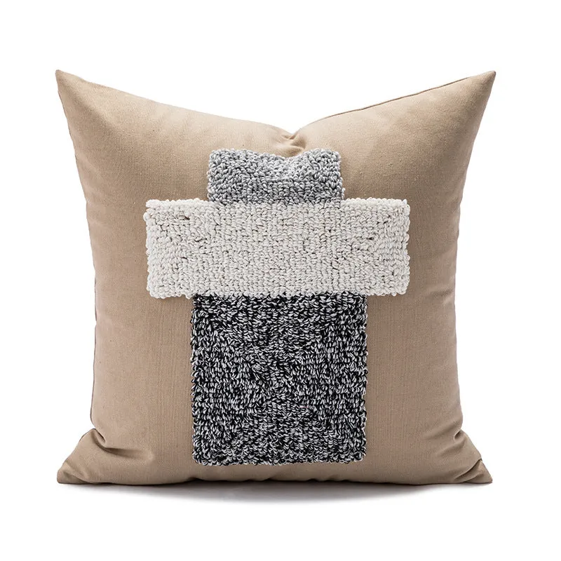 Stylish Cotton Canvas Throw Pillowcase