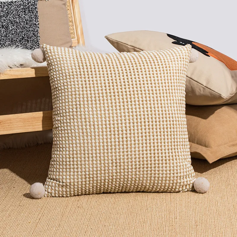 Stylish Cotton Canvas Throw Pillowcase