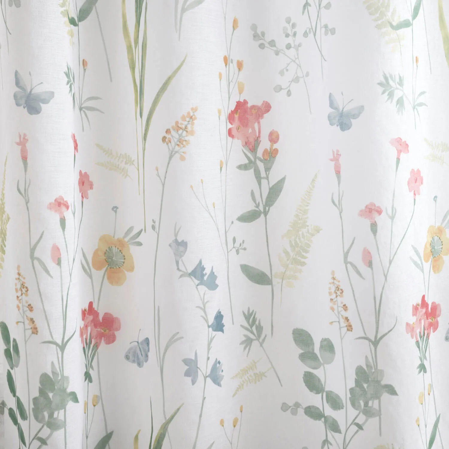 Summer Burst Printed Voile Curtains - 140x228