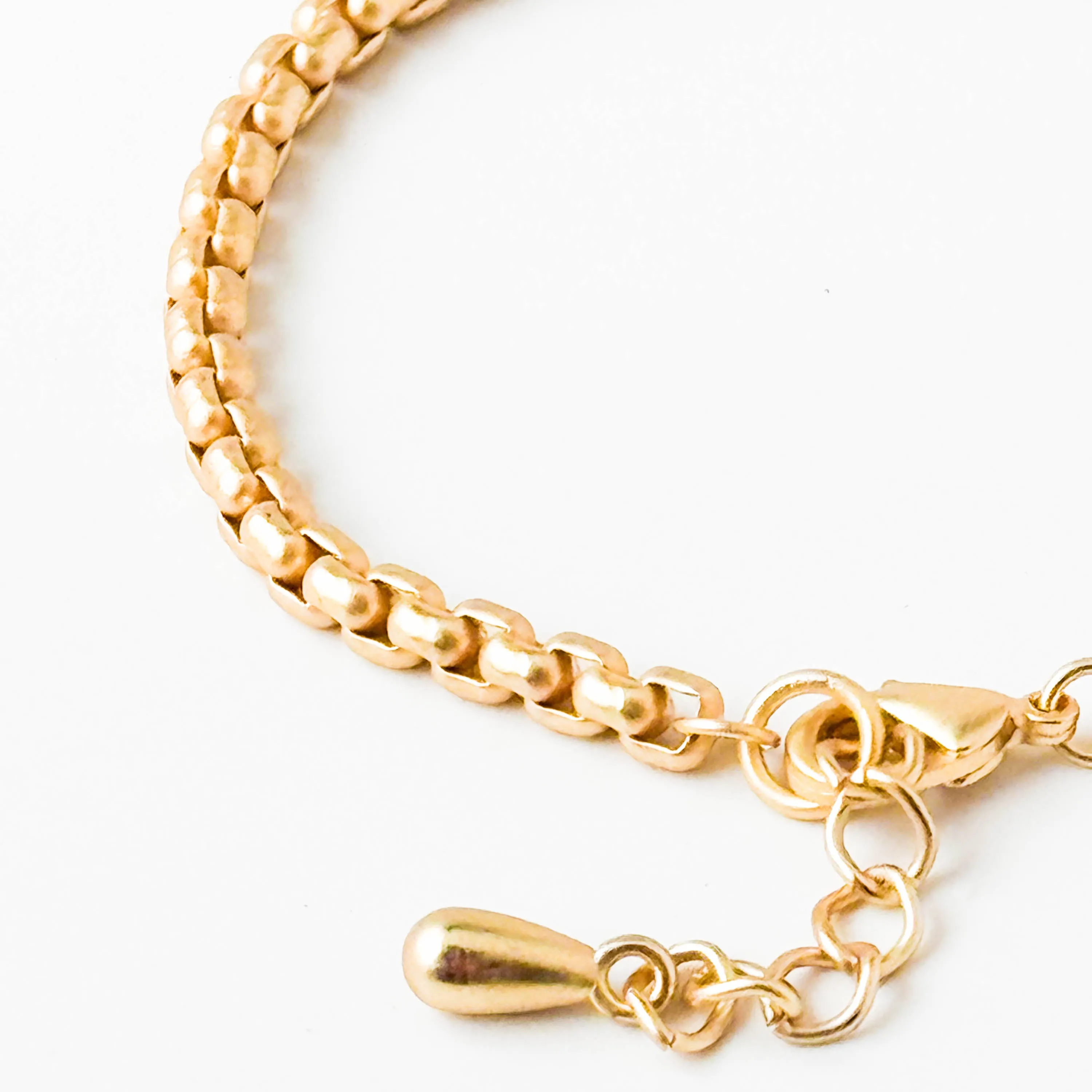 Thick Gold Venetian Style Adjustable Bracelet