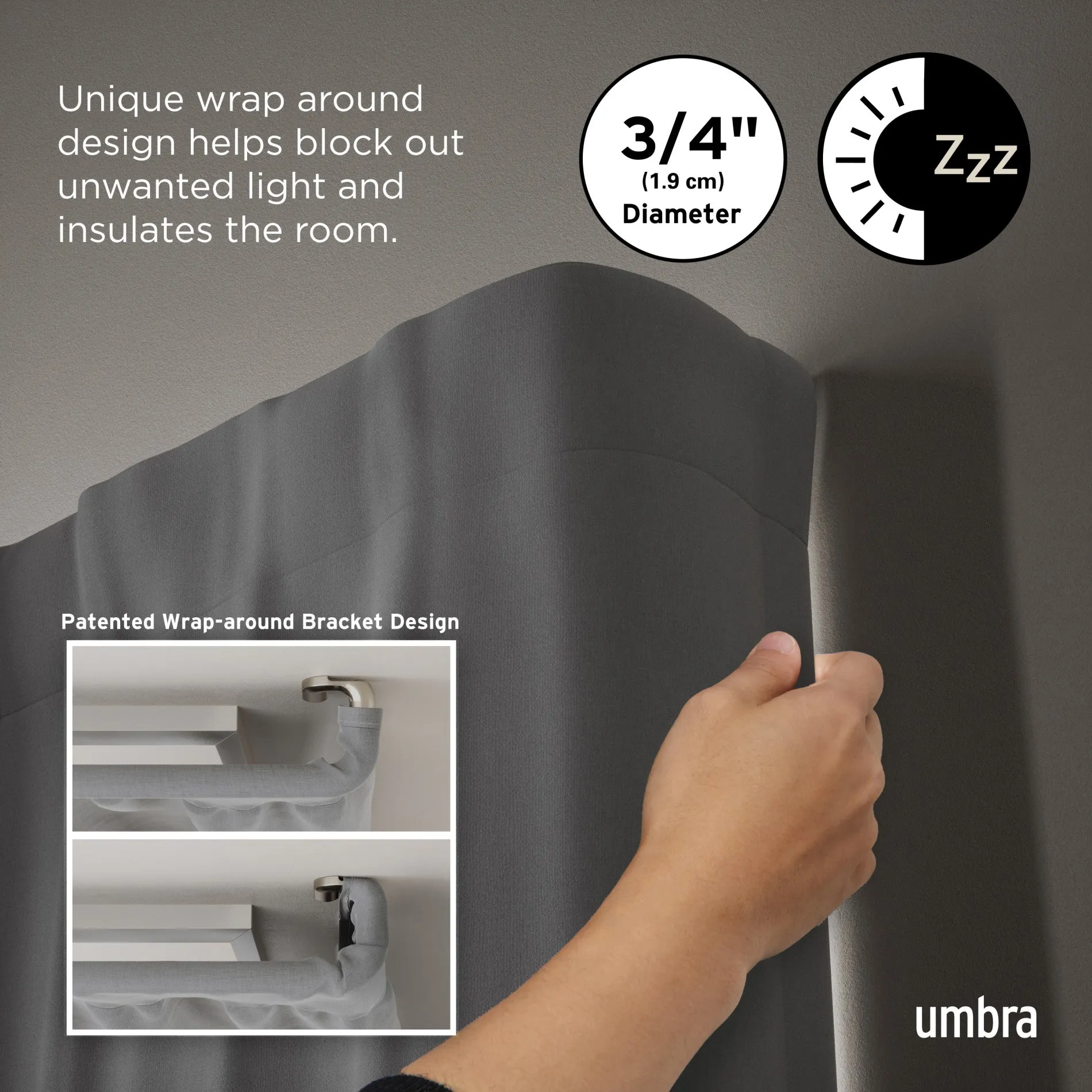 Twilight Blackout Curtain Rod